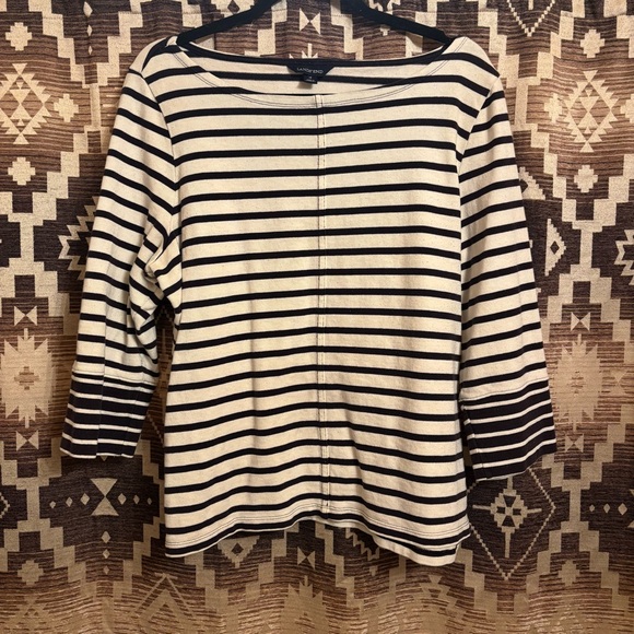 Lands' End Tops - Women’s Lands End 3 Quarter Sleeve Heavy Top Size XL , 100% Cotton / Baumwolle